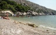Zaraće beach on the island Hvar, Dalmatia, Croatia