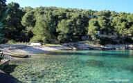 Bay Lozna on the island Hvar, Dalmatia, Croatia
