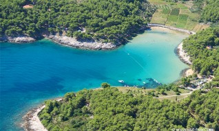 Mina beach near Jelsa on the island Hvar, Dalmatia, Croatia
