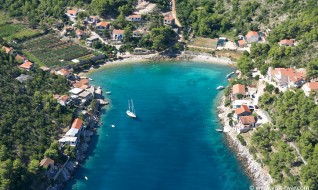 Bay Prapatna near Jelsa on the island Hvar, Dalmatia, Croatia