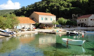 Bay Vela Stiniva near village Zastražišće on the island Hvar, Dalmatia, Croatia