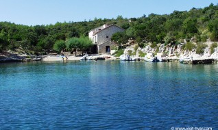 Bay Veli Porat on the island Šćedro near the island of Hvar, Dalmatia, Croatia