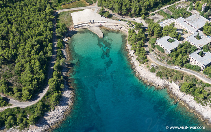 Zenčišća beach near Jelsa on the island Hvar, Dalmatia, Croatia