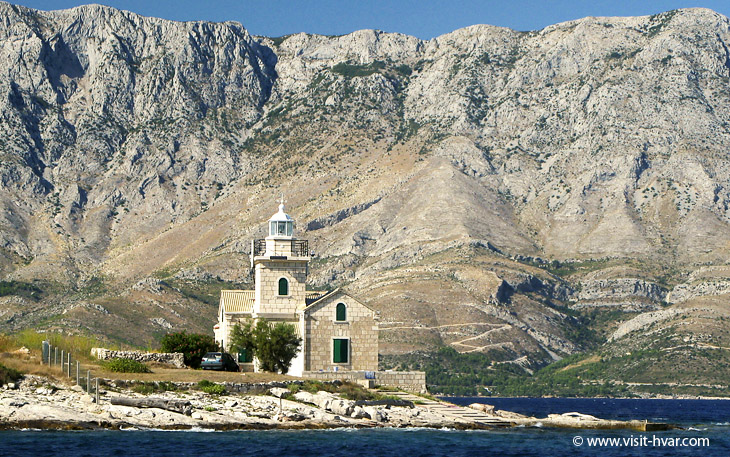 Sućuraj on the east cape of the island of Hvar