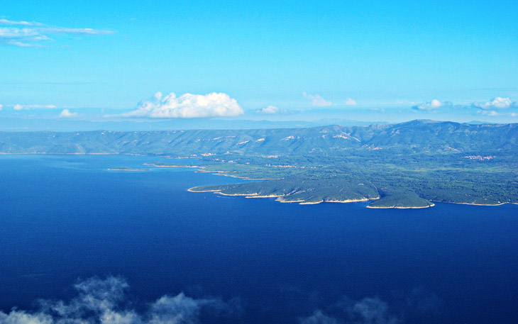 Island Hvar, panoramic view