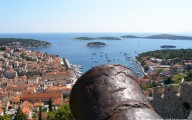View from the Fortress Fortica Španjola, Hvar town