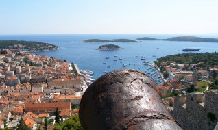View from the Fortress Fortica Španjola, Hvar town