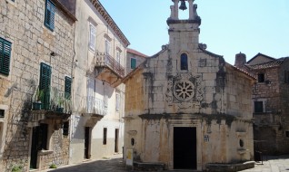 Church and square of St. John in Jelsa